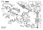 Bosch 0 603 359 020 Pws 1900 Angle Grinder 230 V / Eu Spare Parts